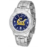 California Golden Bears NCAA Anochrome Competitor Mens Watch (Steel Band)