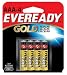 ACTION BATTERY EVEREADY AAA 4 PACK ALKALINE A92BP-4