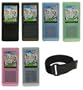 PCMICROSTORE Brand Samsung T10 YP-T10 4GB Premium Silicone Skin Case Cover with Adjustable Sports Armband - 6 Colors Choices