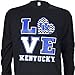 University of Kentucky Love KY on Long Sleeve Black Shirt