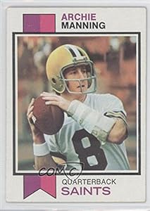 Archie Manning New Orleans Saints (Football Card) 1973 Topps #125