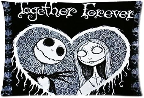 Best Gift Custom Night Before Christmas Together Forever Zippered Pillow Case 20x30 (Twin Sides Print)