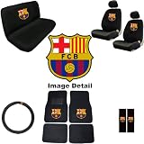 51Nkh5qUwML. SL160  15PC FCB Barcelona Auto Accessories Interior Combo Kit Gift Set