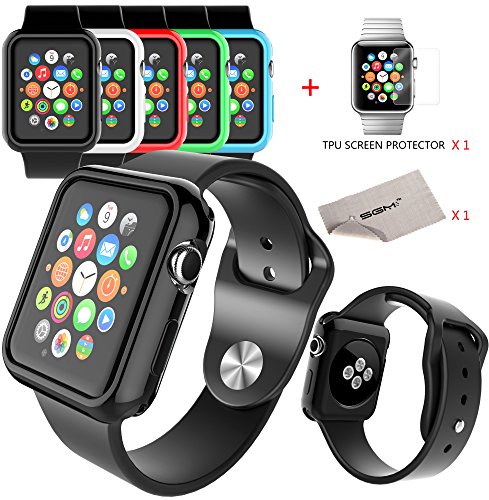 Apple watch case, apple watch case bundle includes 5 in…