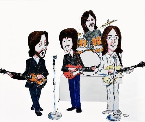 Down The Abbey Road PhotoArt Anywhere Movable Fine Wall Art The Beatles by Roger Gillespie 16x16