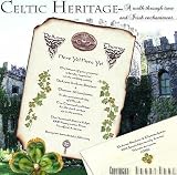 IRISH Claddagh Celtic CLOVER Wedding SCROLL invitations