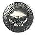 Harley-Davidson Men's Willie G Skull Hubcap Pin, Antique Nickel Finish P1029202