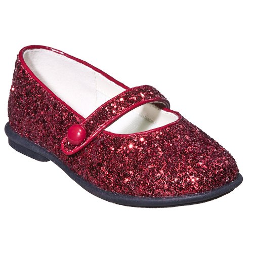 Toddler Girls' Circo® Aniyah Glitter Ballet Flats - Red