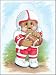 Sports Bear Football Star - Childrens Wall Art,