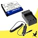 Halcyon 1200 mAH Lithium Ion Replacement Battery and Charger Kit for Fujifilm Finepix JX580 16 MP Digital Camera and Fujifilm NP-45A