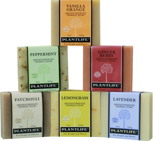 Top 6 Natural Aromatherapy Herbal Soaps - 4 oz each