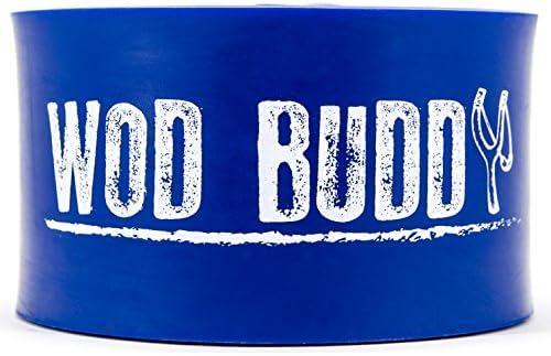 WOD Buddy 4.5mm Thick Pull Up Bands - Assisted Pull-Up Resistance Band for Cross Training, Power Lifting, Gymnastics LIFETIME GUARANTEE (Blue)