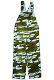 Walls Girls Denim Bib Overalls Cotton Blue Camo