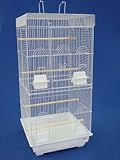 Brand New Flat Top Bird Cage 18x18x38-6924WHT Brand New Flat Top Bird Cage 18x18x38-6924WHT
