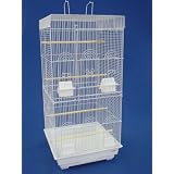 Brand New Flat Top Bird Cage 18x18x38-6924WHT by Xtreme-Cage