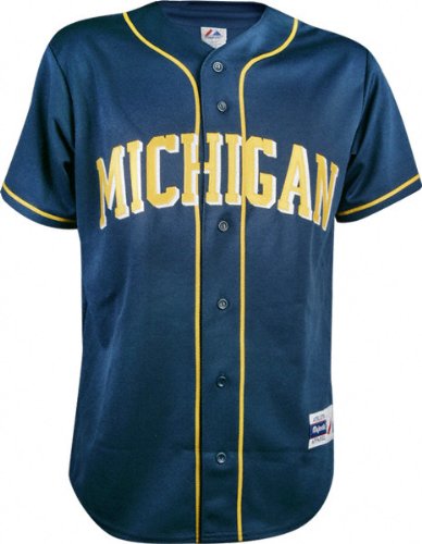 Michigan Wolverines College Baseball Replica Jersey