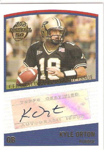 2005 Topps Autographs #T-KO Kyle Orton QB - Chicago Bears (RC Rookie Card Insert - Autographed - Football Cards)