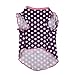 Quality Fashion Pet Puppy Dog Clothes pet dog puppy T shirt -purple dot