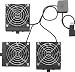 Cooler Master NotePal U3 Laptop Cooling Pad with Three Configurable 80mm Fans (R9-NBC-8PCK-GP)
