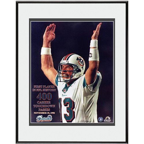 Photo File Miami Dolphins Dan Marino 400 TD Framed Photo