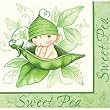 Sweet Pea Lunch Napkins (16 count)