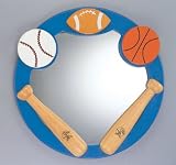 Lite Source 16AS20 Allsport Round Mirror, 21-Inch Diameter