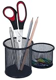 Produkt-Bild: Wedo 065401 Stiftek&ouml;cher Set Office schwarz Drahtmetall