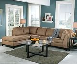 Durapella - Cocoa Microfiber Sectional by Ashely Furniture