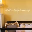 Wall Appliqué - Shhh Baby Dreaming