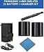 Panasonic Lumix DMC-FZ8 High Capacity Batteries (2 Units) + AC/DC Intelligent Travel Rapid Charger + DIGI Microfiber Cleaning Cloth + Vivitar Lens Cleaning Pen .