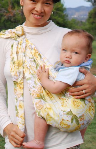 Lite-on-Shoulder Baby Sling(Rose Bowl)