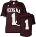 Texas A&M Aggies Youth -No. 1- Replica Chase Football Jersey