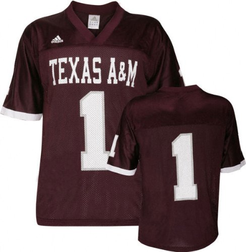 Buy Texas A&M Aggies Youth -No. 1- Replica Chase Football Jersey