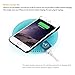 Antye Qi Wireless Charger Kit for iPhone 6 Plus / 6S Plus - Including Qi Wireless Charger Receiver Case and Wireless Charging Pad Station (Blue/Black)