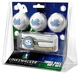 North Carolina Tar Heels - UNC 3 Golf Ball Gift Pack w/ Kool Tool - NCAA College Athletics