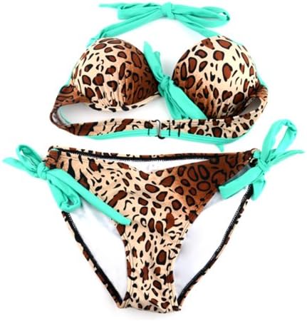 2pcs Sexy Ladies Women Push up Padded Bikini Trikini Swimwear Swimsuit