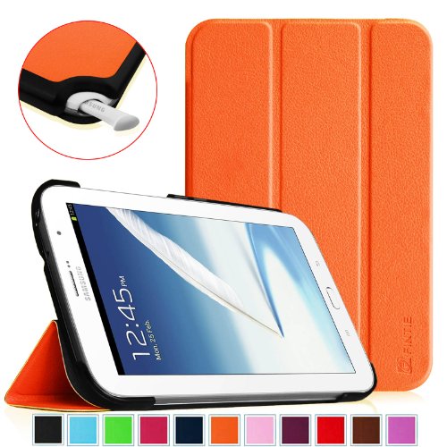 Fintie Samsung Galaxy Note 8.0 Case Cover - Ultra Slim Lightweight Stand Smart Shell with Auto Sleep/Wake Feature, Orange