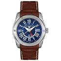 Swiss Legend Men's GMT World Traveler Collection Brown Leather Watch #90005-03