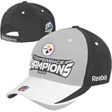Pittsburgh Steelers 2008 AFC Conference Champions Locker Room Hat