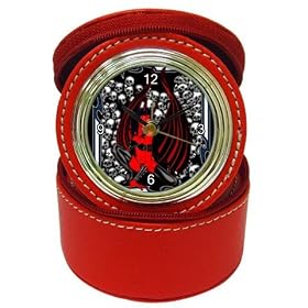 Jewelry Case Clock Red of Gothic Demon Dragon Girl