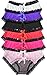 Simplicity Womens 6 Pack Sexy Lingerie Underwear Lace Panties Hipster