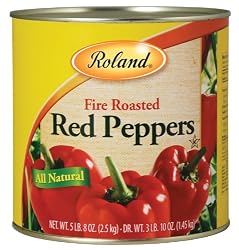 Roland Roasted Red Peppers, 5 lb. 8 oz. Can (Pack of 2)