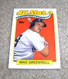 1989 Topps Mike Greenwell # 402 MLB Baseball All Star Card