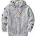 Legendary Whitetails Mens Snow Camo Outfitter Hoodie Athletic Heather X-Large