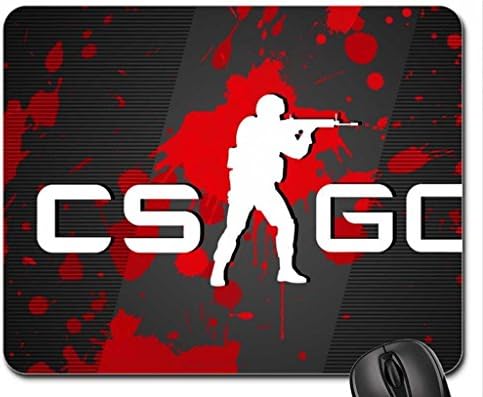 CS:GO Red Splatter Mouse Pad, Mousepad (10.2 x 8.3 x 0.12 inches)