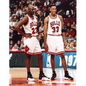 Michael Jordan Scottie Pippen Photo Chicago Bulls NBA Sports Photos 8x10
