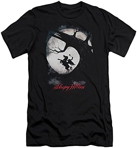 Sleepy Hollow Supernatural Horror Movie Tim Burton Poster Adult Slim T-Shirt Tee
