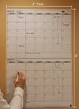 - IN-FULL-VIEW - Large Wall Calendar - 60 Day Planner Vertical Laminated - Dry Erase - Erasable 24" x 36" (243660v)