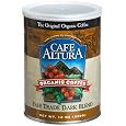 Cafe Altura Organic Coffee, Fair Trade Dark Blend, Ground, 12-Ounce Can (Pack of 3)