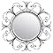 Round Iron Mirror